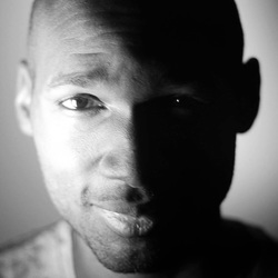 Black and white portrait of Ishmon Brown