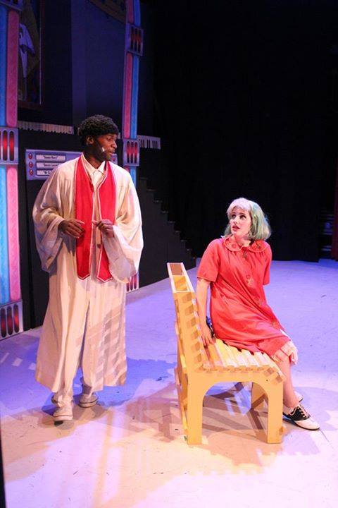 Ishmon Brown in a theatrical scene